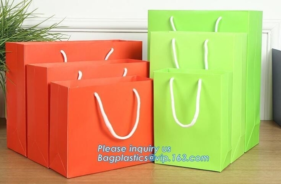 Milieuvriendelijke Kraftpapier-document Bloemzak, bloemdocument verpakkingsboodschappentas, gift dragende zak, Customcolor-de kruidenier van het het levenskledingstuk