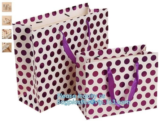 Milieuvriendelijk Logo Paper Carrier Bag, speciale ontworpen het document van kraftpapier van de luxegift suikergoedzak, Douane winkelende gedrukte drager h