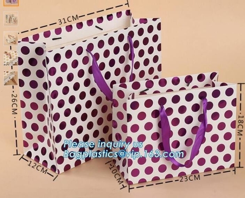 Milieuvriendelijk Logo Paper Carrier Bag, speciale ontworpen het document van kraftpapier van de luxegift suikergoedzak, Douane winkelende gedrukte drager h