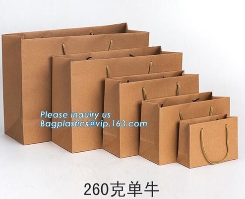 De boodschappentas van de douanekraftpapier van de ontwerpluxe witte kringloophet winkelen document zak kraftpapier, het beschikbare Document handvat Pape van Machinekraftpapier