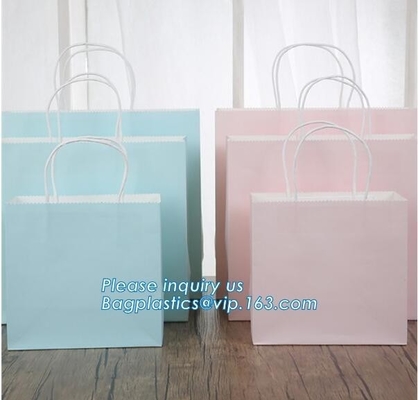 Luxe het Winkelen Verpakkings van de Katoenen Laminering van Art Paper Bags With Matt Handvat de Douane Gedrukte Eenvoudige Drager, bagease, packag