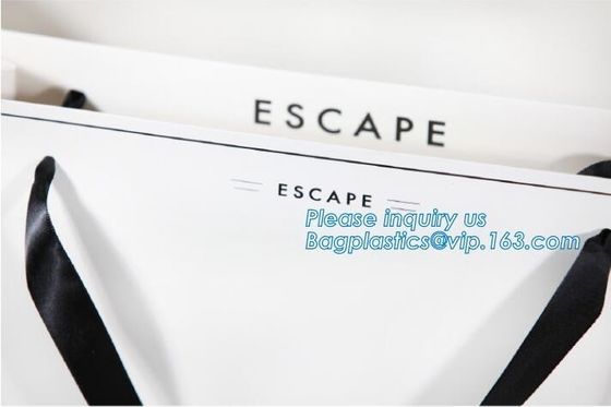 De kaartdocument van de luxedouane zwarte zak met gouden folie het stempelen ontwerp voor de giftverpakking van /bottle van het wijnglas, bagplasticspak