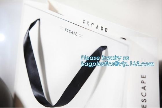 De kaartdocument van de luxedouane zwarte zak met gouden folie het stempelen ontwerp voor de giftverpakking van /bottle van het wijnglas, bagplasticspak