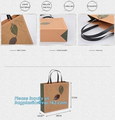 De in het groot Zakken van de de Wijngift van Carry Packaging Custom Print Paper van de Luxe Enige Fles met Handvat, het Winkelen Zakken met Differen
