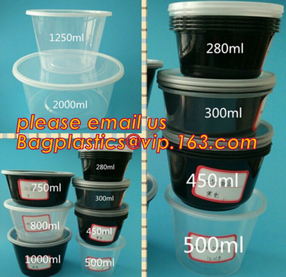 De Japanse Verpakking om de Beschikbare van de het Voedselcontainer van de Soepsalade Plastic Microgolf Veilige pp werpt/Doos met de pa van Dekselbagplastics