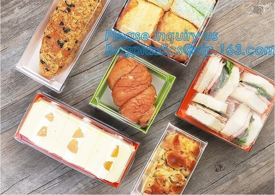 Plastic in het groot de lunchdoos van de voedselcontainer meeneem, de doos van de de doossalade van Susi van de HUISDIEREN Plastic container, dienbladen van het sushi de dienende voedsel sus