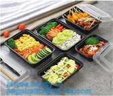 Van de Steekproefbento lunch box biodegradable food van maaltijd Prep Containers Vrije van de de Container Plastic Tarwe bagplastics van Straw Lunch Box