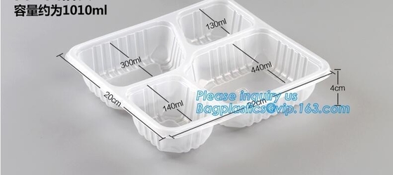 het binnenvoedsel plastic dienblad, ei/chocolade/koekjesdienblad, zuigt Gevormd van het de douanevoedsel van het Blaarhuisdier de dienbladen biologisch afbreekbaar wegwerpproduct