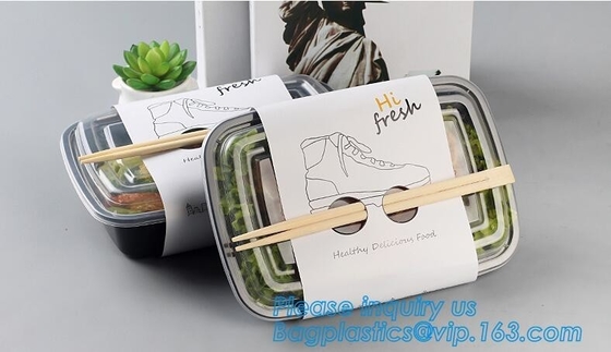 Plastic de lunchdoos 2 van de voedselcontainer compartiment, de dooscontainer van de bentolunch, het Luchtdichte snelle voedsel van de Microgolf Veilige kernachtigere doos