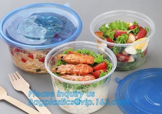 het Voedsel van 550ml Microwavable Plastic Beschikbare de Rijstkommen van de Verpakkingscontainer voor Voedsel, Pp om beschikbare goedkope hoge qualit