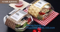 De beschikbare Plastic Voedsel kom van de Verpakkingssalade met deksel, de duidelijke kleine kom van de de soep plastic salade van het voedseldessert beschikbare packag