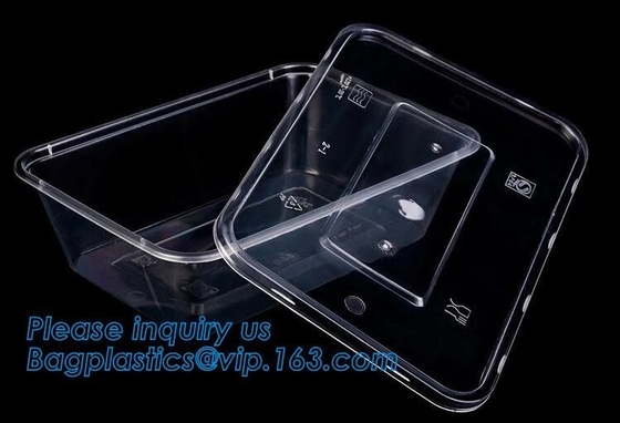 Van de bentodoos haalt het Milieuvriendelijke 700ml beschikbare plastic pp van de microgolflunch van de het voedselopslag de containersvoedsel verpakkende doos weg