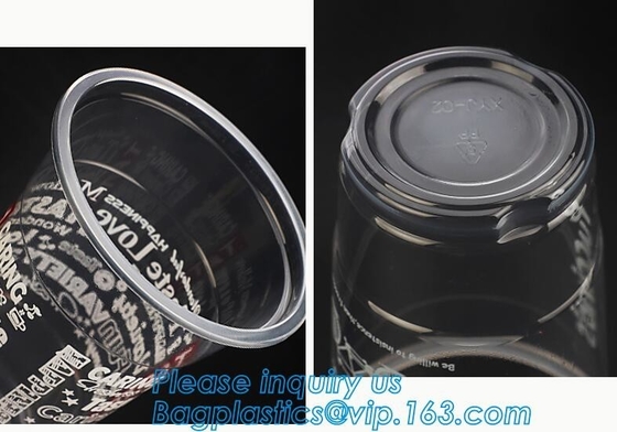 Dikke de muur beschikbare pp plastic kop van de injectievorm met pp-deksel, Beschikbare Plastic Kop 32Oz Pp/Pet/Ps, Huisdierenkop, Disposabl