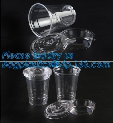 de douane pp vormt de plastic koppen van 22oz700ml met deksels600ml 20oz beschikbare plastic kop tot een kom, Gekleurd Beschikbaar de Kopplastiek van Pp 12oz