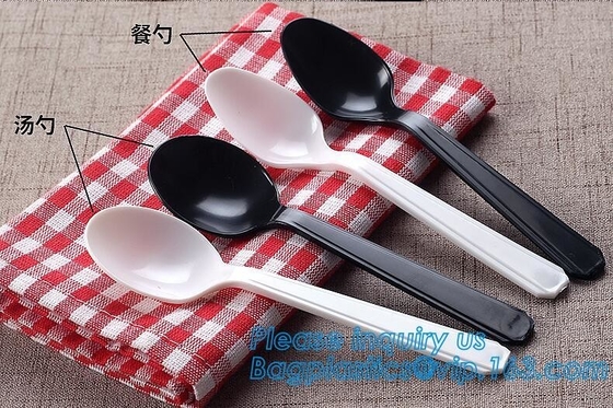 6“ PS de Beschikbare Plastic Reeksen van de Messen Westelijke Cultery van Vorkenlepels in Restaurants en Keukens 48 de roze plastic messenmaker van PCs