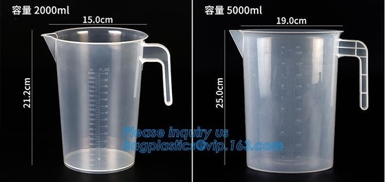 1L ontruim kruik van de metings de glas een diploma behaalde cilinder voor de muurwater van het arbeidsgebruik 200ml/400ml/900ml het enige gediplomeerde meten