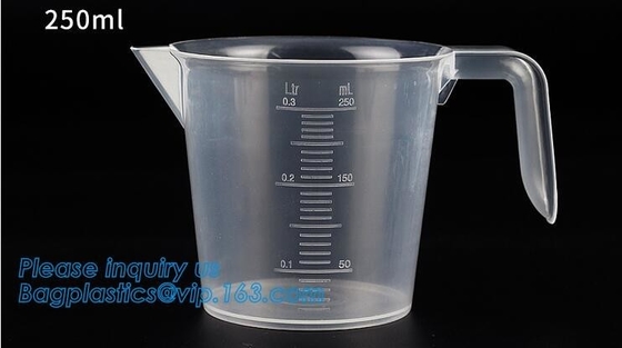 1L ontruim kruik van de metings de glas een diploma behaalde cilinder voor de muurwater van het arbeidsgebruik 200ml/400ml/900ml het enige gediplomeerde meten