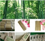 Organisch Opnieuw te gebruiken hand-Bewerkt Natuurlijk Eco-Bamboe het Drinken Stro, Natuurlijk Bamboe het Drinken Stro met aangepast embleem pac