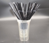 Bio chemisch afbreekbaar maïszetmeelpla plastic stro, Beschikbaar hard zwart lang plastic het drinken van PLA stro, PLA Plastic Biodegra