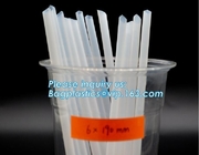 Het Plastic Biologisch afbreekbare Stro die van PLA Beschikbaar stro Milieuvriendelijk Biopla stro, PLA-stro100% Gerecycleerd Bi drinken