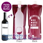 De rode wijn, zelf-zichbevindt het spuitenzak van de Melkdrank verzegelend zak, zak met spuiten kosmetische spuiten doet zak in doosspuiten in zakken, bageasepa