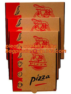 De goedkope druk van de Douanecompensatie plooide pizzavakje, van de micro-fluit vakjes matrijzen de besnoeiing golfpizza, kraftpapier-document pizzavakje, Cu