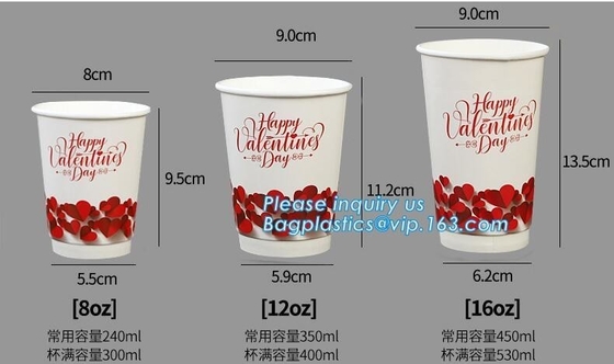 Beschikbare Geïsoleerde het Document van de Rimpelings Hete Koffie Kop met Cappuccinodeksels, Douane Beschikbare Document Kop 6 oz-Document Koffiekop