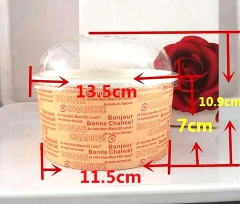 Milieuvriendelijke flexo van de het roomijs cup_Wholesale douane van de roomijs cup_Food Rang Milieuvriendelijke drukte document het pakket van kopbagease