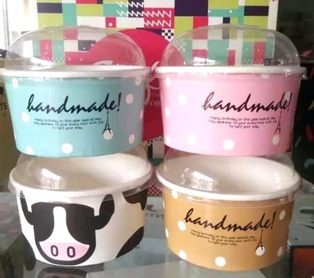 Milieuvriendelijke flexo van de het roomijs cup_Wholesale douane van de roomijs cup_Food Rang Milieuvriendelijke drukte document het pakket van kopbagease