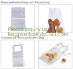 Microperforated de Microperforation geblokkeerde zakken, zak voor fruit en plantaardig, Microperforation-driehoeks bopp sandwich packag
