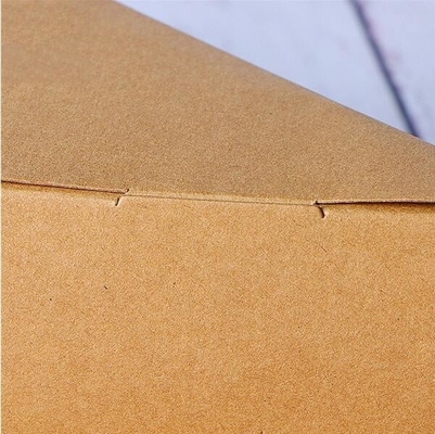 Vakje van de de Sandwichwig van kraftpapier het Drievoudige met Venster de Rekupereerbare Document Vakjes van de Lunchcontainer, het Promotiedocument B van de Driehoekssandwich