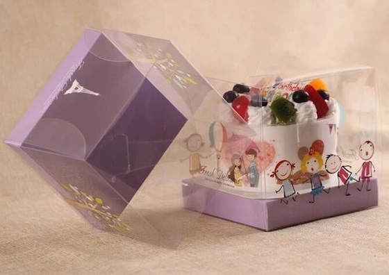 Onderzoeken voor de Vrije Doos van de Steekproeven Lange Duidelijke Cake 12 Duim, de Milieudoos van de HUISDIEREN decoratieve transparante plastic cake met wh
