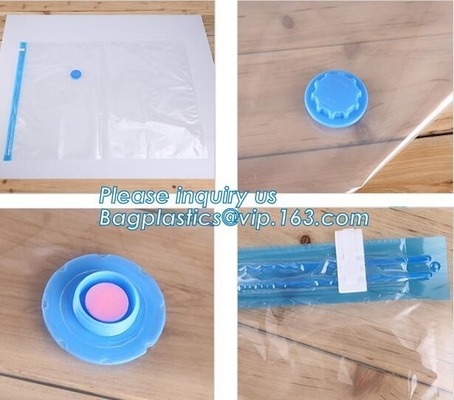 Hangende Vacuümopslagzak, Zak van de Kubus de Vacuümopslag, vacuümreis samengeperste zak, vacuüm samengeperste zak, bagplastics