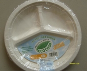 Volledige Biologisch afbreekbare Ovale Composteerbare plastic Maïszetmeelplaten, het Vriendschappelijke Biologisch afbreekbare Maïszetmeel Beschikbare Tablew van Eco-