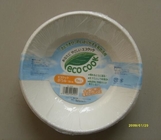 Volledige Biologisch afbreekbare Ovale Composteerbare plastic Maïszetmeelplaten, het Vriendschappelijke Biologisch afbreekbare Maïszetmeel Beschikbare Tablew van Eco-