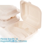 De beschikbare de lunchdoos van maïszetmeelbento de meeneemvoedselcontainer, doos PLA pp weghaalt mengde biologisch afbreekbaar maïszetmeelvoedsel