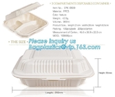 De beschikbare de lunchdoos van maïszetmeelbento de meeneemvoedselcontainer, doos PLA pp weghaalt mengde biologisch afbreekbaar maïszetmeelvoedsel