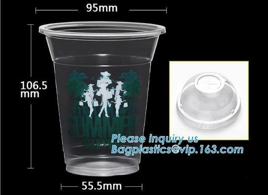 De koffiedocument van de fabrieks directe verkoop biologisch afbreekbare CPLA plastic kopdeksels 60 70 80 90 115mm, 90 CPLA koepeldocument kop plastic Li