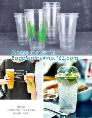 De koffiedocument van de fabrieks directe verkoop biologisch afbreekbare CPLA plastic kopdeksels 60 70 80 90 115mm, 90 CPLA koepeldocument kop plastic Li