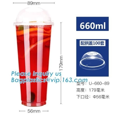 100 biologisch afbreekbaar en composteerbaar PLA kopdeksel voor koffiekop, Heet de Drankdocument van Douanelogo printed disposable double wall