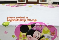 beschikbare plastic tablecover 108*180cm tafelkleed/kaart voor levering van de de partijdecoratie van de jonge geitjes de gelukkige verjaardag, beeldverhaalmickey