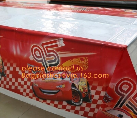 Van de de jonge geitjesverjaardag van Hello Kitty Party Supplies Plastic Tablecloth de Douche van de de Decoratiebaby voor Jonge geitjesmeisjes, het spiderman thema van 1pcs