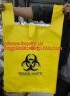de beschikbare zak van het huisvuilbiohazard van het het ziekenhuis medische afval, PE biohazard ecozak, biohazardous afvalzak, bagplastics, zak