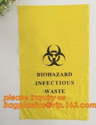 biologisch afbreekbare biohazardzak, biohazard klinische afvalzak, Medische van de Voeringsbiohazard van de Afvalbak het Afvalvuilniszakken voor Hosp