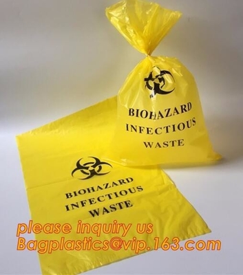 biologisch afbreekbare biohazardzak, biohazard klinische afvalzak, Medische van de Voeringsbiohazard van de Afvalbak het Afvalvuilniszakken voor Hosp