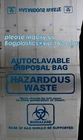 Medische de verwijderingslevering van het verbruiksgoederen biohazard afval, LDPE plastic medische autoclaafzakken, Biohazard-de zak van de afvalverwijdering