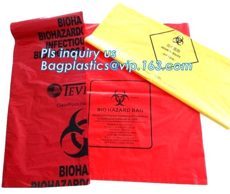 30 Gallon 33“ X 40“ Rode Zak van het Isolatie Besmettelijke Afval/Biohazard-Zak Hoge - dichtheid 17 Microns - 250/Geval, bagease