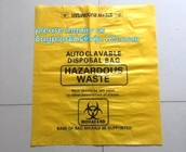 A3 doet Medische Autoclavable Biohazard Biologisch afbreekbaar Klinisch Afval in zakken