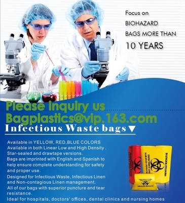 Risicoanalyse van Plastic Zak, Laboratoriumgevaren en Risico's | Laboratoriummanager, de Biomedische Bestelwagen Sched van het afval Biologische Afval