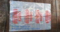 De plastic van het de Plichts Duidelijke Asbest van Fabrikantenextra large heavy van de het Huisvuilverwijdering Zakken van het de Bouwafval, bagplastics, bagease